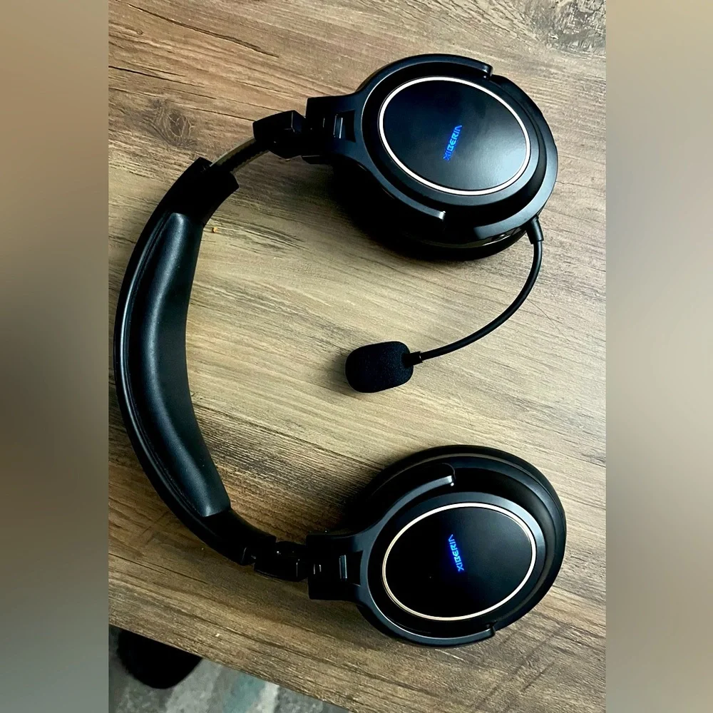 Wireless Gaming Headset PS5 PS4 PC- Wireless Headset for Computer,5.8GHz,OverEar